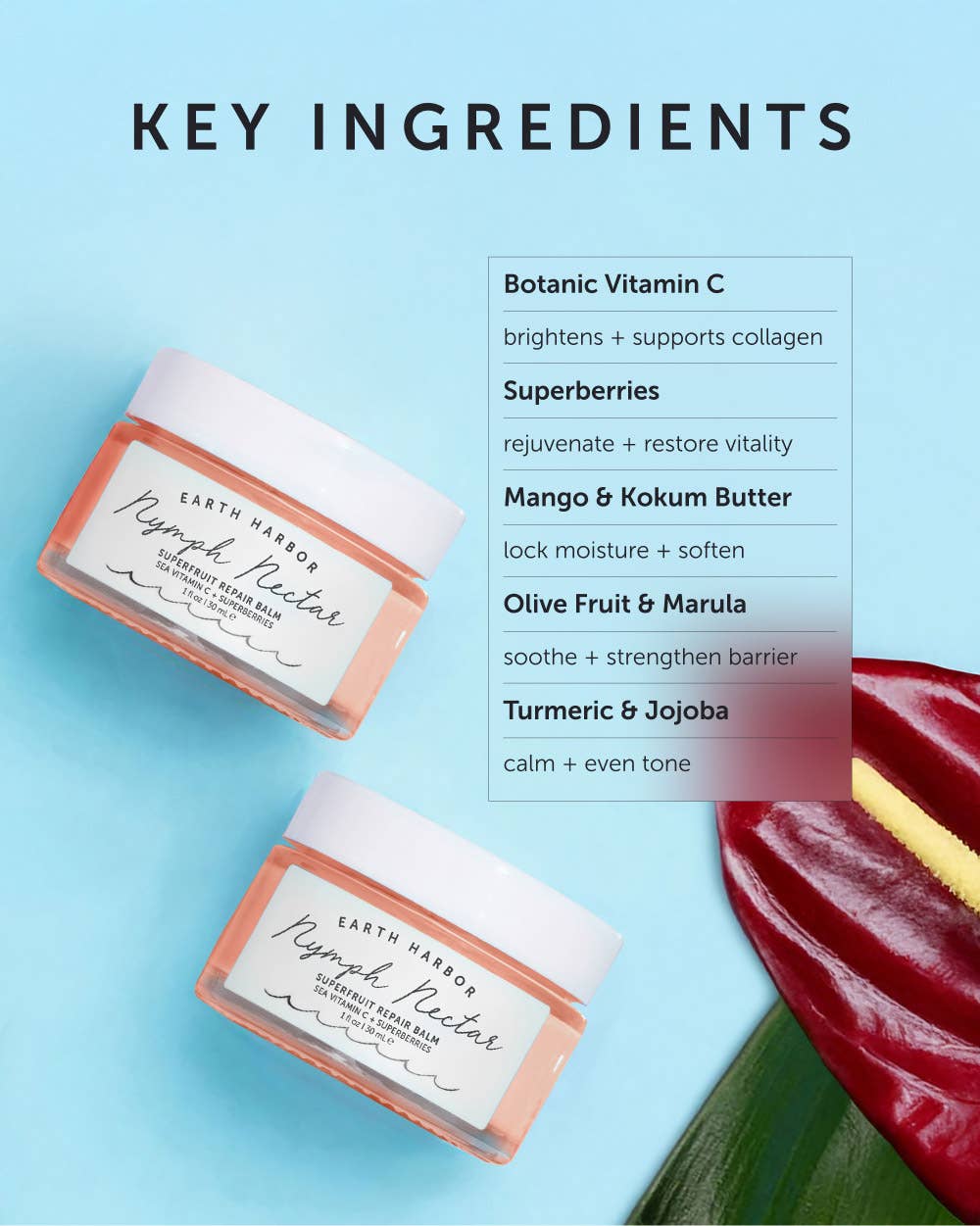 NYMPH NECTAR Superfruit Repair Balm: Sea Vitamin C