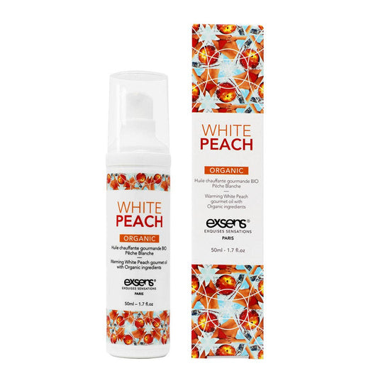 Organic White Peach Warming Intimate Massage & Foreplay Enhancement