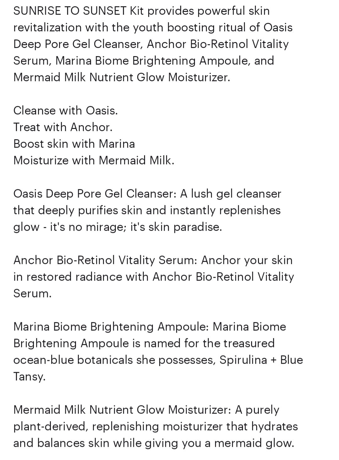 Sunrise to Sunset Skin Care Set