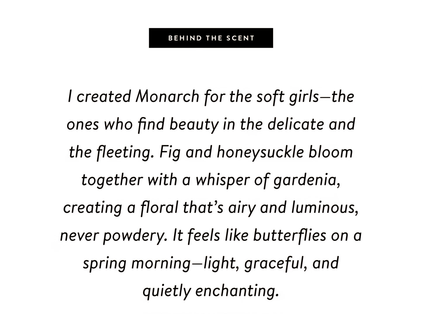 Monarch Perfume